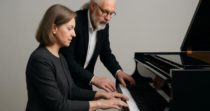 Piano lessons for students aged 50 or over